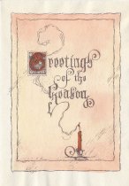 Christmas Card Designed by Myron Hotchkiss